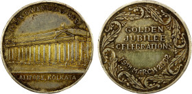 INDIA: Republic, AR medal (13.01g), 2002, 28mm, Golden Jubilee Celebration of the Government Mint at Alipore, Kolkata, EF, R.

Estimate: USD 100 - 1...