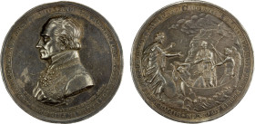 AUSTRIA: AR medal, 1826, Julius-1055, Horsky-7663, Storer-3433, 48mm silver medal by Joseph Nikolaus Lang on the recovery of Emperor Franz II from his...
