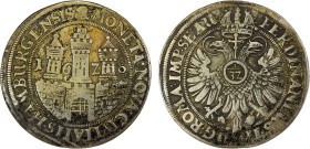 HAMBURG: Free Hanseatic City, AR thaler, 1620, Dav-5364, city gate view, environmental damage, VF, ex Almer H. Orr III Collection.

Estimate: USD 12...