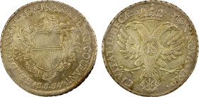 LÜBECK: Free Hanseatic City, AR taler (48 schilling), 1752, Dav-2420, mintmaster JJJ, VF, ex Almer H. Orr III Collection.

Estimate: USD 75 - 125
