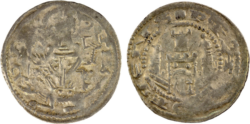 OSNABRÜCK (BISHOPRIC): Gerhard, Graf von Oldenburg, 1193-1215, AR pfennig (1.35g...