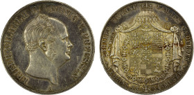 PRUSSIA: Friedrich Wilhelm IV, 1840-1861, AR 2 thaler, 1854-A, KM-467, lovely original toning, AU, ex Almer H. Orr III Collection.

Estimate: USD 10...