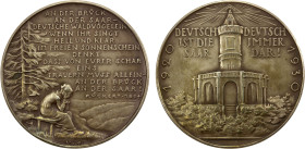 SAARBRÜCKEN: AR medal (19.90g), 1930, Kienast-427, 36mm silver medal for the 10th Anniversary of the Occupation of the Saarland by the French by Karl ...