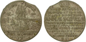 SAXONY: Friedrich August I, 1694-1733, AR ducat, 1717, struck to commemorate the death of the king's mother - Anna Zofia Oldenburg (1647�-1717), Fine,...