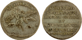SAXONY: Friedrich August II, 1733-1763, AR 2 groschen, 1747, KM-918, Cr-19, Kohl-533, Commemorative "doppelgroschen" for the Marriage of Friedrich Chr...