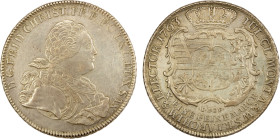 SAXONY: Friedrich August III, 1763-1806, AR thaler, 1763, KM-962, EF, ex Almer H. Orr III Collection.

Estimate: USD 100 - 150