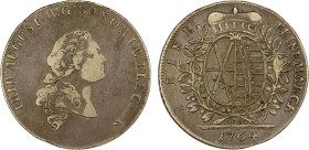 SAXONY: Friedrich August III, 1763-1806, AR thaler, 1764, KM-977.1, F-VF, ex Almer H. Orr III Collection.

Estimate: USD 100 - 150