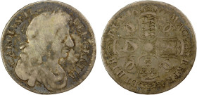 ENGLAND: Charles II, 1660-1685, AR 1/2 crown, 1677, KM-438.1, some bumps, VG, ex Almer H. Orr III Collection.

Estimate: USD 75 - 125