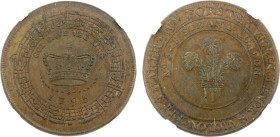 GREAT BRITAIN: Middlesex, AE halfpenny token, 1795, D&H-302, Conder token, for William Forster, violin, tenor, and violoncello maker at 348 Strand, Lo...