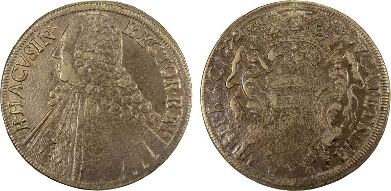 RAGUSA: Republic, AR tallero, 1772, KM-18, EF, ex Almer H. Orr III Collection.
...