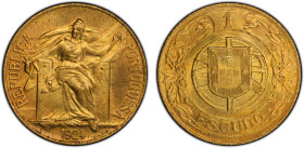 PORTUGAL: First Republic, 1910-1926, escudo, 1924, KM-576, a superb mint state example! PCGS graded MS65, ex Joe Sedillot Collection.

Estimate: USD...