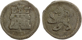 SPANISH COLONIES: Carlos IV, 1788-1808, AR ¼ real, ND (1794-5), KM-4 (Philippines), AC-159, Restrepo-2.1, somewhat crude flan, type without date or mi...
