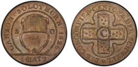 SOLOTHURN: Canton, BI batzen, 1826, KM-80, C-54b, a lovely mint state example! PCGS graded MS63, ex Joe Sedillot Collection.

Estimate: USD 100 - 15...