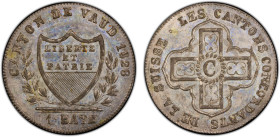 VAUD: Canton, AR batzen, 1828, KM-20, a lovely mint state example! PCGS graded MS63, ex Joe Sedillot Collection.

Estimate: USD 100 - 150