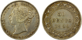 NEWFOUNDLAND: Victoria, 1837-1901, AR 50 cents, 1899, KM-6, variety with Wide 9, VF, ex Almer H. Orr III Collection.

Estimate: USD 75 - 125