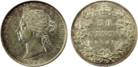 CANADA: Victoria, 1837-1901, AR 50 cents, 1901, KM-6, ex Almer H. Orr III Collection.

Estimate: USD 75 - 125