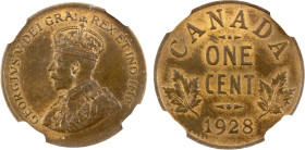 CANADA: George V, 1910-1936, AE cent, 1928, KM-28, attractive color, NGC graded MS64 RB.

Estimate: USD 100 - 150