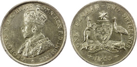 AUSTRALIA: George V, 1910-1936, AR shilling, 1918, KM-27, EF-AU, ex Almer H. Orr III Collection.

Estimate: USD 75 - 125