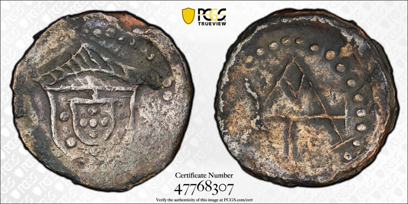 PORTUGUESE MALACCA: Filipe III, 1621-1640, AR tanga (2.88g), ND, Gomes-F3.08-01,...