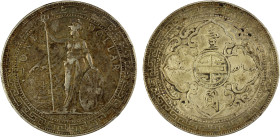 CHINESE CHOPMARKS: GREAT BRITAIN: AR trade dollar, 1897, KM-T5, with large Chinese merchant chopmark, EF.

Estimate: USD 100 - 150