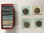 ROMAN EMPIRE: LOT of 22 AE sestertii, including Trajan (2 pcs), Hadrian (2), Antoninus Pius (5), Faustina Sr (2), Marcus Aurelius (4), Faustina Jr, Lu...