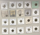 ROMAN EMPIRE: LOT of 18 Severan AR denarii, including Septimius Severus (3 pcs), Julia Domna (5), Caracalla (8, three as caesar), Plautilla, and Geta ...