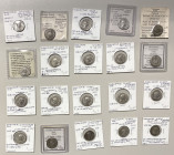 ROMAN EMPIRE: LOT of 20 later Severan AR denarii, including Elagabalus (5 pcs), Severus Alexander (10), Julia Maesa (3), and Julia Mamaea (2); most in...