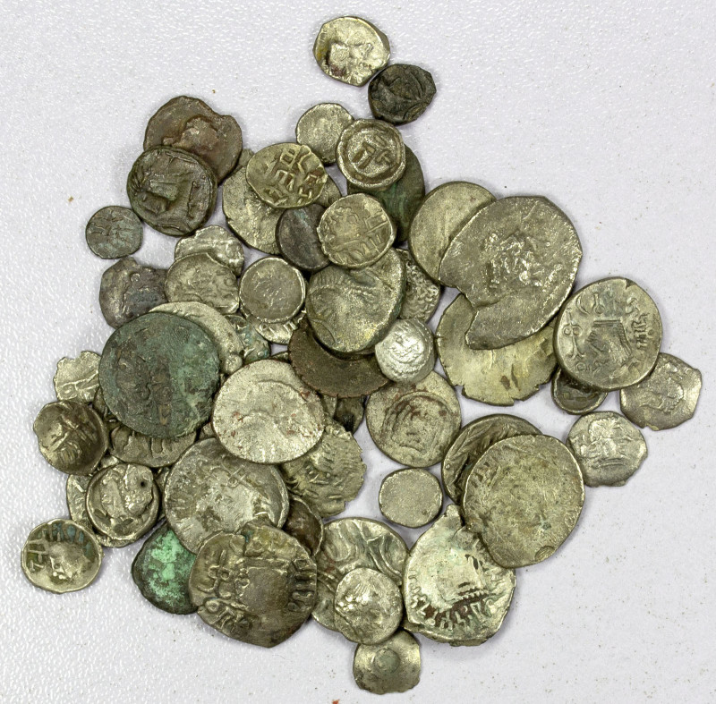 ANCIENT: LOT of 58 silver coins, nearly all Sabaean Qataban, and Himyarite, most...