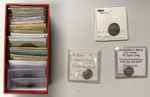 ANCIENT: LOT of 27 coins, including Achaemenid Persia (3 AR siglos), Parthian Empire (3 AR drachms), Persis (3 AR hemidrachms), Sasanian Empire (Shahp...