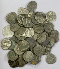 PARTHIAN KINGDOM: LOT of 57 silver drachms, includes many different rulers from the 1st century BC until the 2nd century AD; all are Good to Fine cond...