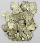 MERINID: Anonymous, late 13th to late 14th century, LOT of 70 silver square dirhams, anonymous type A-547C, with the bottom obverse formula al-qur'an ...