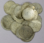 SARBADAR & AMIR OF ASTARABAD: LOT of 22 silver coins, including Sarbadar: type A-2342.1, AR 4 dirhams (15 pcs, mostly from Astarabad mint, but includi...