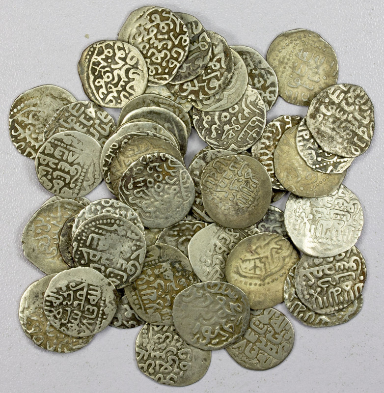 TIMURID: Timur, 1370-1405, LOT of 52 silver miris, mint of Samarqand; including ...