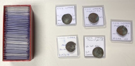 CENTRAL ASIA: LOT of 41 medieval copper coins, Civic copper coins ("dangi") from the late Timurid and early Shaybanid period, including the cities of ...