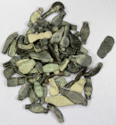 CENTRAL ASIA: LOT of 69 copper coins, type A-3286: including the "bar-shape" (also called "wire money") of the 17th/18th century, struck on cutoff pie...