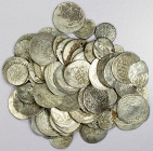 MEDIEVAL ISLAMIC: LOT of 70 silver coins, mostly Ilkhan and Safavid, but also a few Abbasid, Timurid, Banijurid, Buwayhid, and Aq Qoyunlu; average Fin...