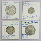 MEDIEVAL ISLAMIC: LOT of 4 silver coins, including Golden Horde (Toqtamish AR dang, Urdu, ND, VF-EF), Timurid (Sultan Husayn AR tanka, Astarabad, DM, ...