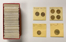 INDIA & PAKISTAN: LOT of 51 coins, group includes Portuguese India ¼ tanga (1 pc), British India silver coins (7), and Pakistan (42) including five pr...