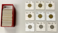DANZIG: Free City, LOT of 43 coins, including ½ gulden KM-144 (2 pcs) and KM-153 (1) and gulden KM-145 as well as several minors in high grade and sca...