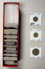 EUROPE: Various, LOT of 68 coins and exonumia items, including Austria (1 pc, paper notgeld), Belgium (9), Bulgaria (1), Czech Republic (1), Danzig (1...