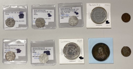EUROPE: Various, LOT of 10 coins, including from France (1 pc), German States/Mainz (2, one of which is RR), Regensburg (1, RR), Speyer (1, RR), Germa...
