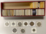 EUROPE (WESTERN): Western Europe, LOT of 185 coins, including 22 of Czechoslovakia (with many proof and BU silvers from 1928 to 1955), 28 of Luxembour...