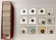 GERMAN STATES: LOT of 105 coins, including silver and bronze coins from the 1400s to unification, including several scarce minors in higher grades, a ...