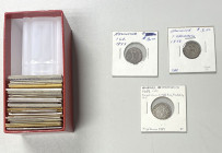 GERMAN STATES: LOT of 27 coins, including Hannover (3 pcs), Henneberg-Ilmenau (1), Hesse-Cassel (6), Hesse-Darmstadt (9), and Hildesheim (8); average ...