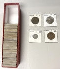 GREAT BRITAIN & CHANNEL ISLANDS: LOT of 67 coins, including coins of Jersey (14 pcs), Isle of Man (16), and Guernsey (37), including scarce token issu...