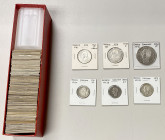 GREECE: LOT of 64 coins, including several coppers from the 1830s and silver examples from the 1870s, many in high grades for the type, with several o...