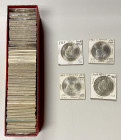 SOUTH AFRICA: LOT of 85 coins, all silver coins, approximately 27 of which are silver crowns, from the British period to the 1960s with a large number...
