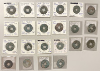 WARRING STATES: State of Qin, ca. 350-300 BC, LOT of 22 AE ban liang coins, the majority larger than 30mm (Hartill-7.7), the rest close to 30mm (Harti...