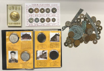 CHINA: LOT of 77 coins, diverse lot of Ming knife money (2), Hua Bu spade money (1), Northern Song dynasty cash coins (10), Qing dynasty cash (40), Ch...