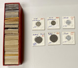 CHINA: LOT of 83 coins, including machine struck coins from the 1890s empire to the republic, with many older silver coins, a few Japanese occupied Ch...